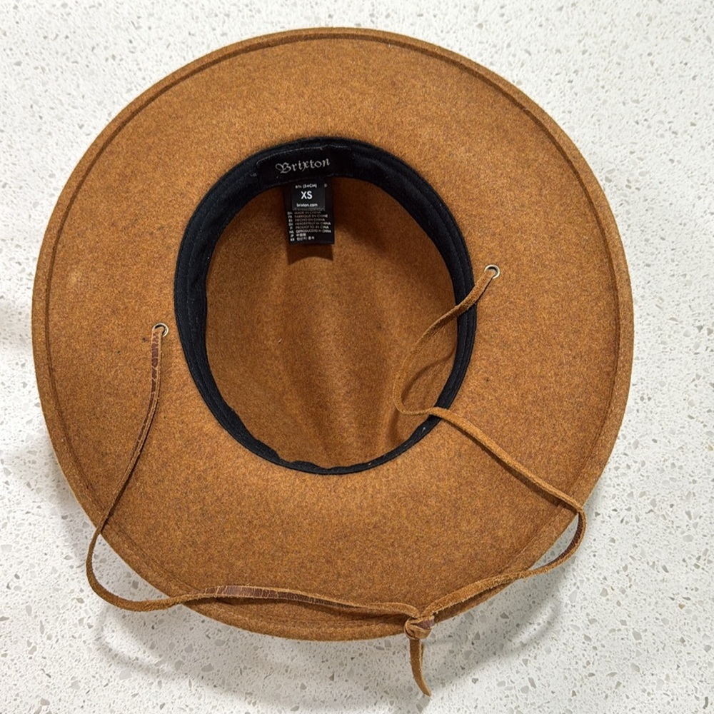 Brixton Women’s Brown Wool Hat, size: XS - Picture 3 of 8